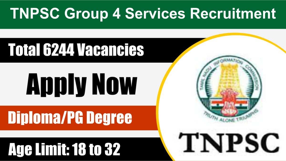 TNPSC Group 4 Services Recruitment 2024