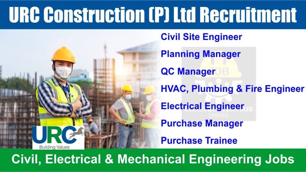 URC Construction (P) Ltd Recruitment 2024