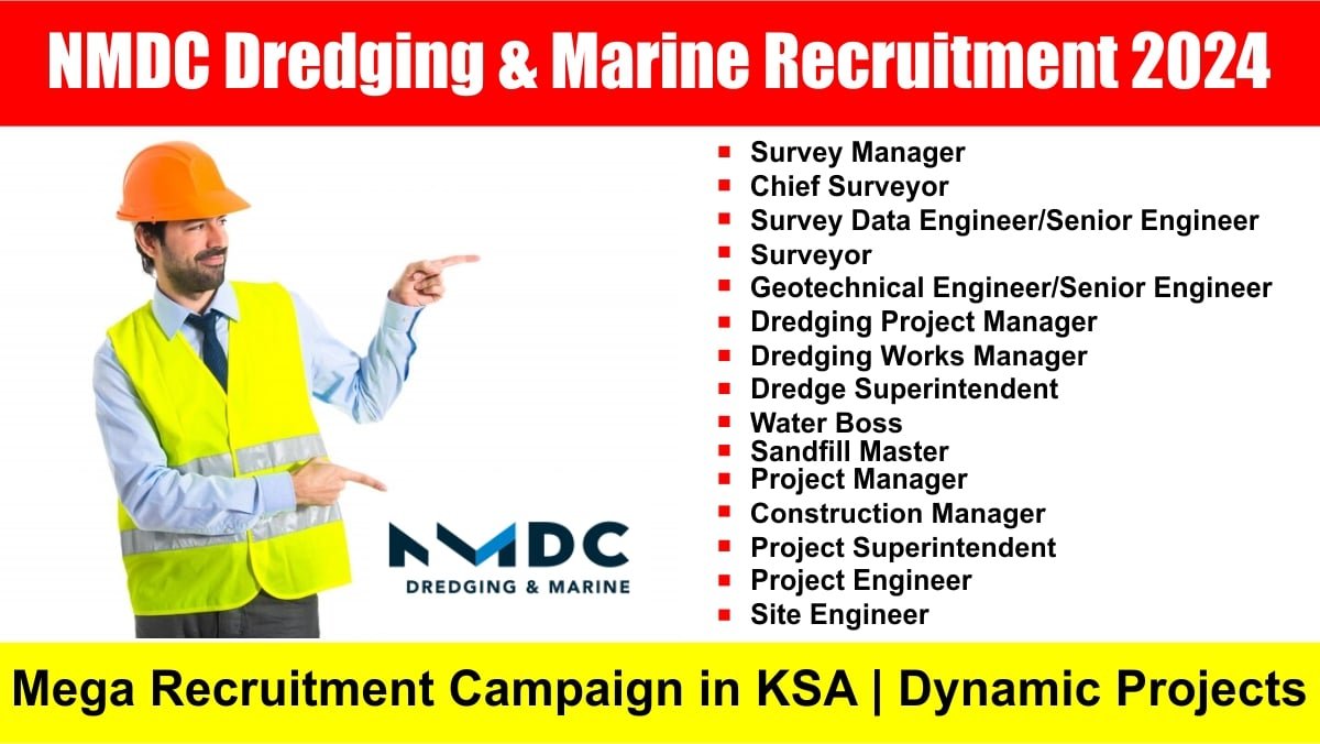 NMDC Dredging & Marine Recruitment 2024