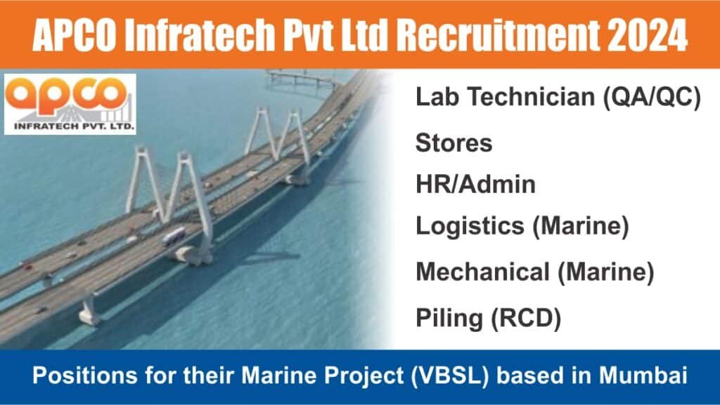APCO Infratech Pvt Ltd Recruitment 2024
