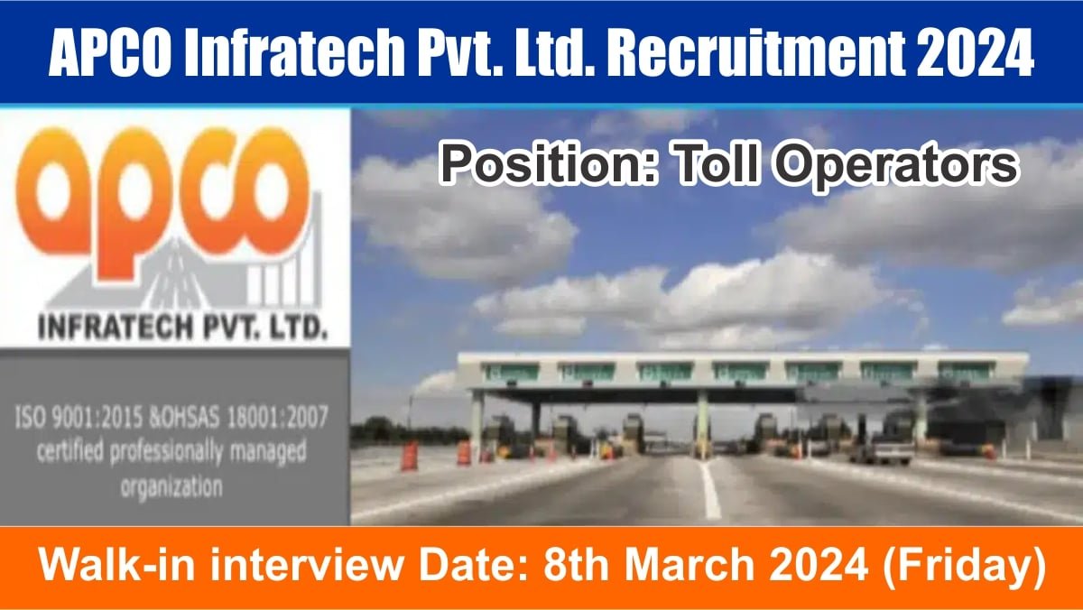 APCO Infratech Pvt. Ltd. Recruitment 2024