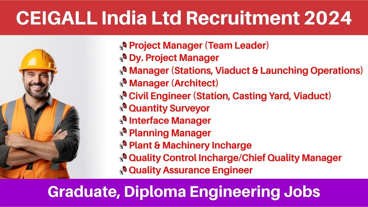 CEIGALL India Ltd Recruitment 2024