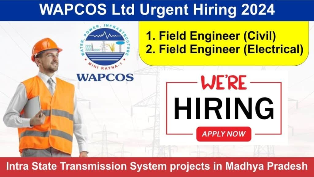 WAPCOS Ltd Urgent Hiring 2024