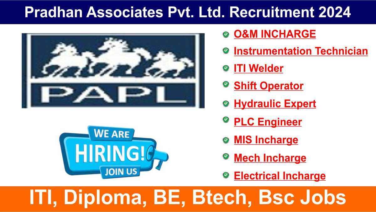 Pradhan Associates Pvt. Ltd. Recruitment 2024