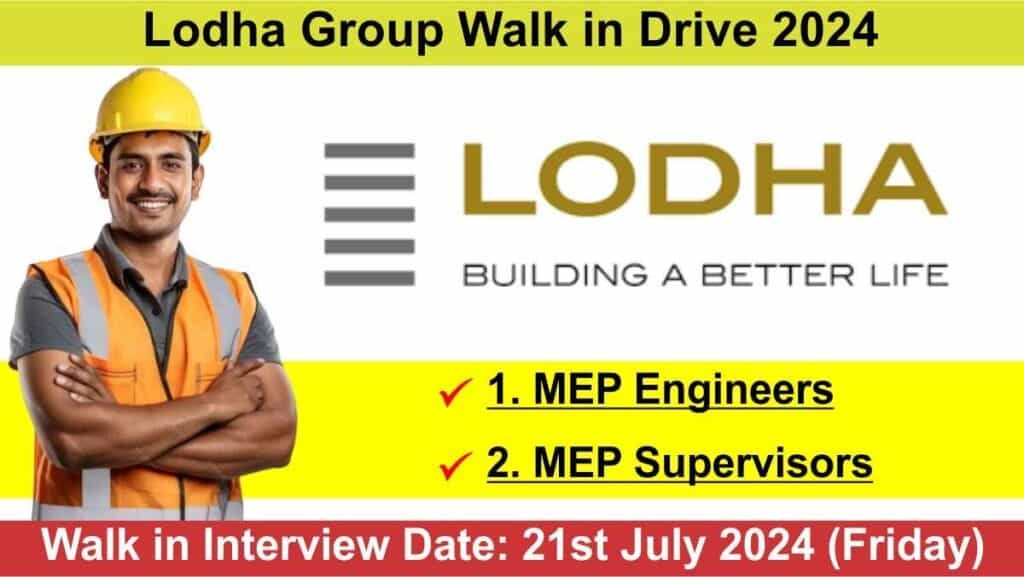Lodha Group Walk in Drive 2024