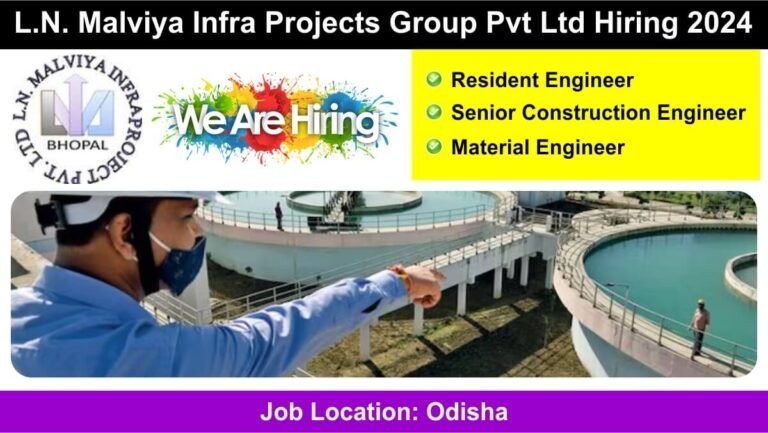 L.N. Malviya Infra Projects Group Pvt Ltd Hiring 2024