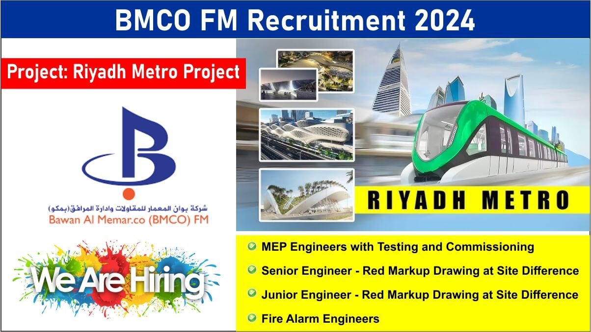 BMCO FM Recruitment 2024