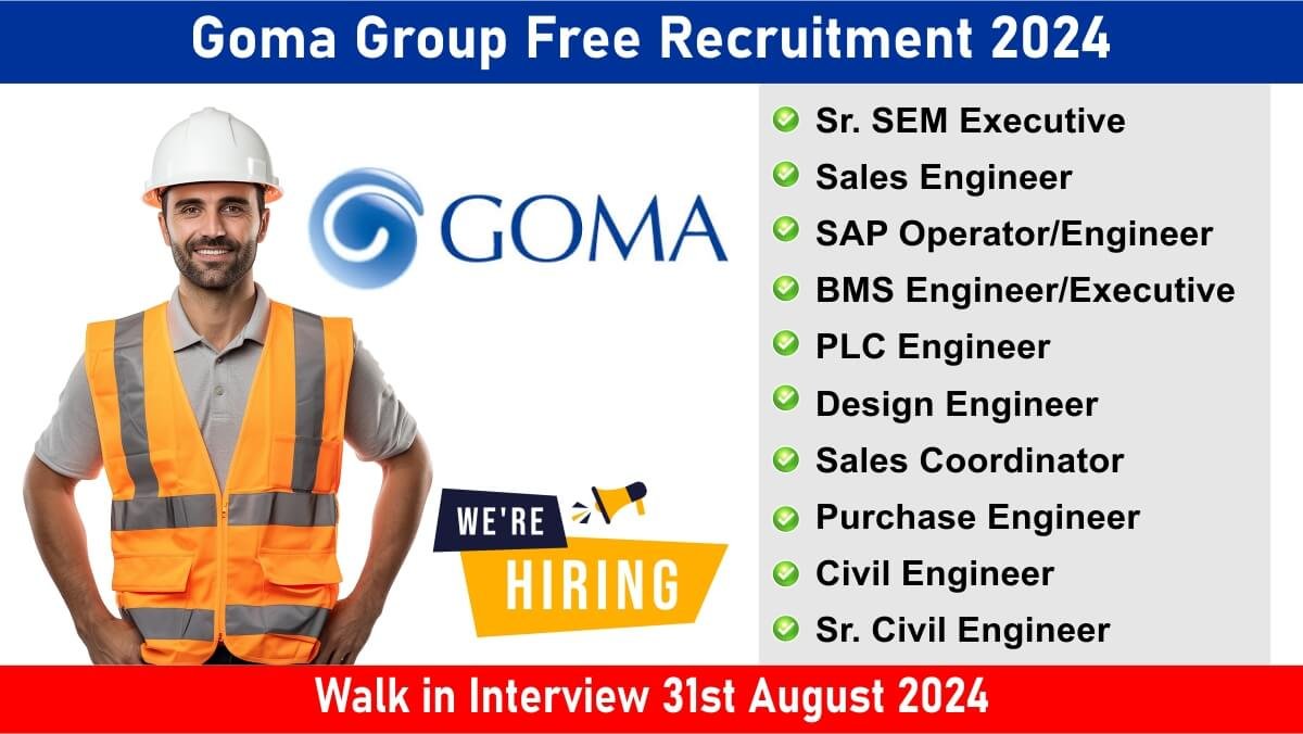 Goma Group Free Recruitment 2024