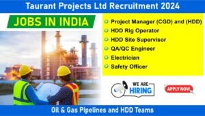 Taurant Projects Ltd Recruitment 2024