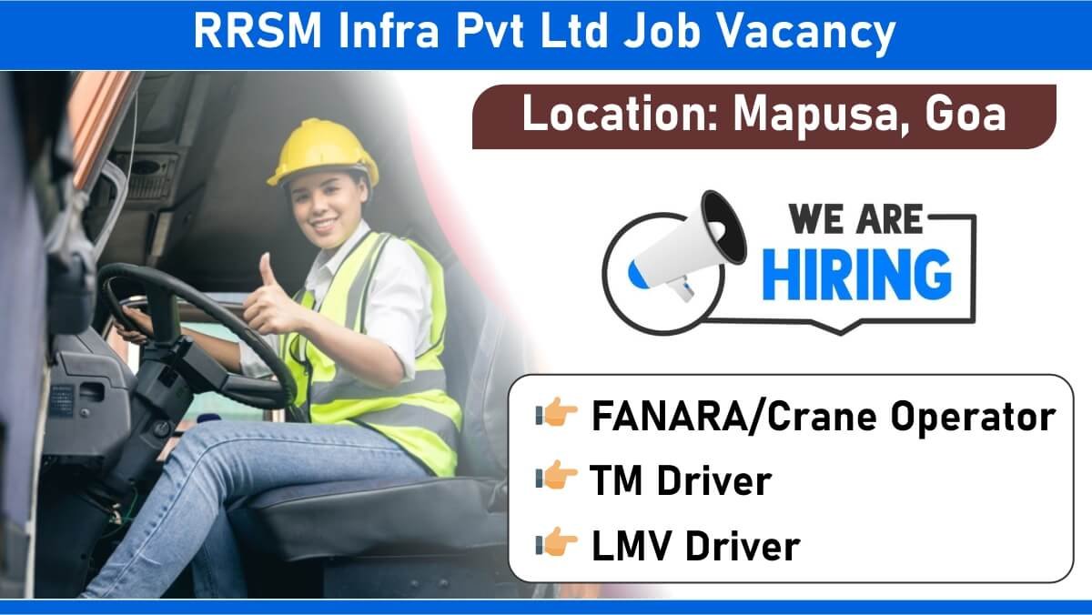 RRSM Infra Pvt Ltd Job Vacancy