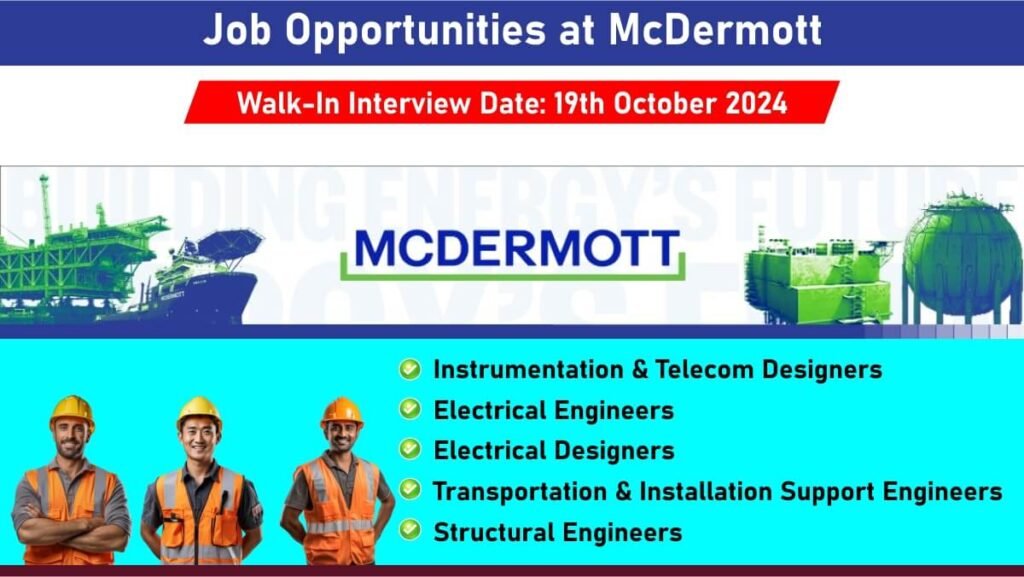 Job Opportunities at McDermott