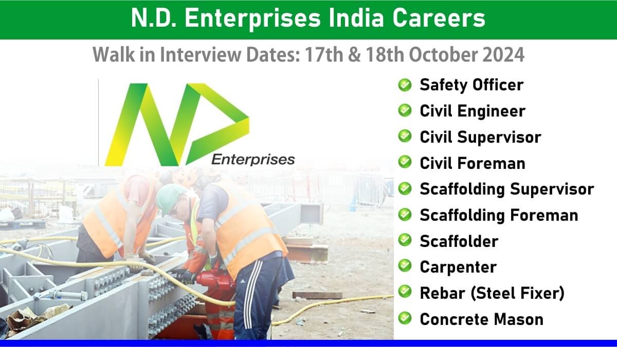 N.D. Enterprises India Careers