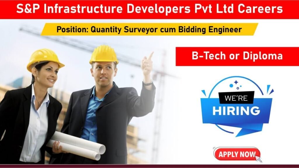 S&P Infrastructure Developers Pvt Ltd Careers