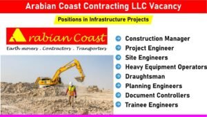 Arabian Coast Contracting LLC Vacancy: Recruitment for Multiple Positions in Infrastructure Projects | Civil Engineering Jobs