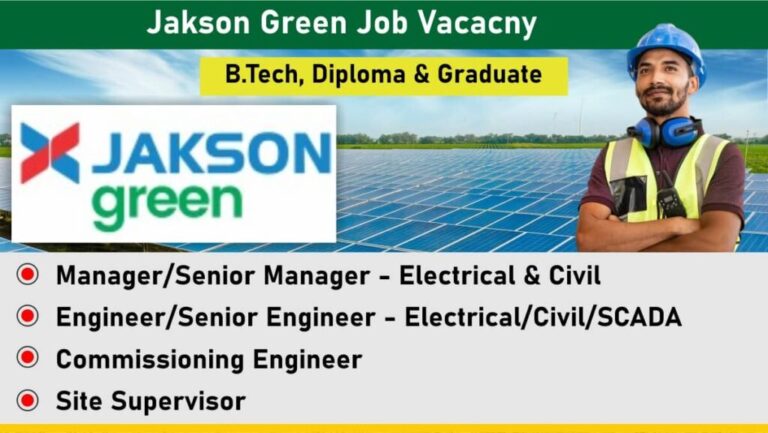 Jakson Green Job Recruitment 2025 | Site Supervisor Jobs Near Me