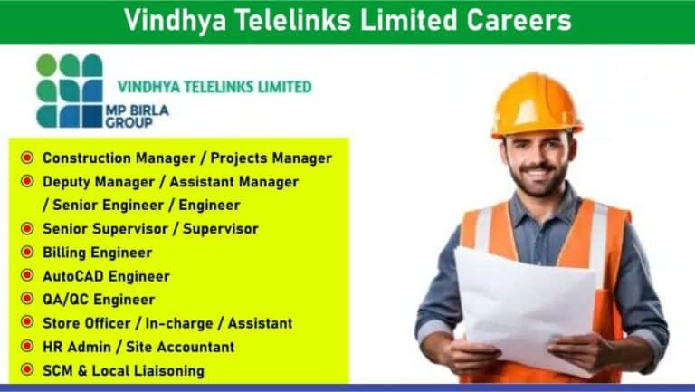 Vindhya Telelinks Limited Mega Walk-In interview 2025 | Walk in Interview on 17th & 18th January 2025