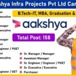 Aakshya Infra Projects Pvt Ltd Recruitment 2025 | Freshers Engineer Jobs Near Me