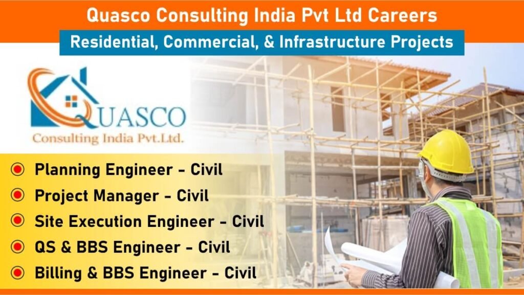 Quasco Consulting India Pvt Ltd Hiring 2025 | Location: Panvel, Navi Mumbai OR MIDC Taloja