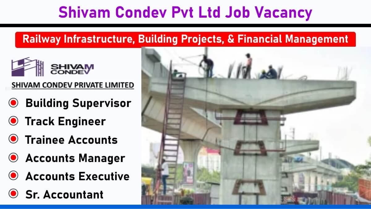 Shivam Condev Pvt Ltd Job Recruitment 2025 : Shivam Condev Jobs, Odisha Jobs , Civil Supervisor Jobs 2025