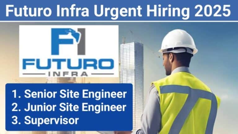 Futuro Infra Urgent Hiring 2025 | Consgtruction Jobs In  Mysore and Bettadapura.