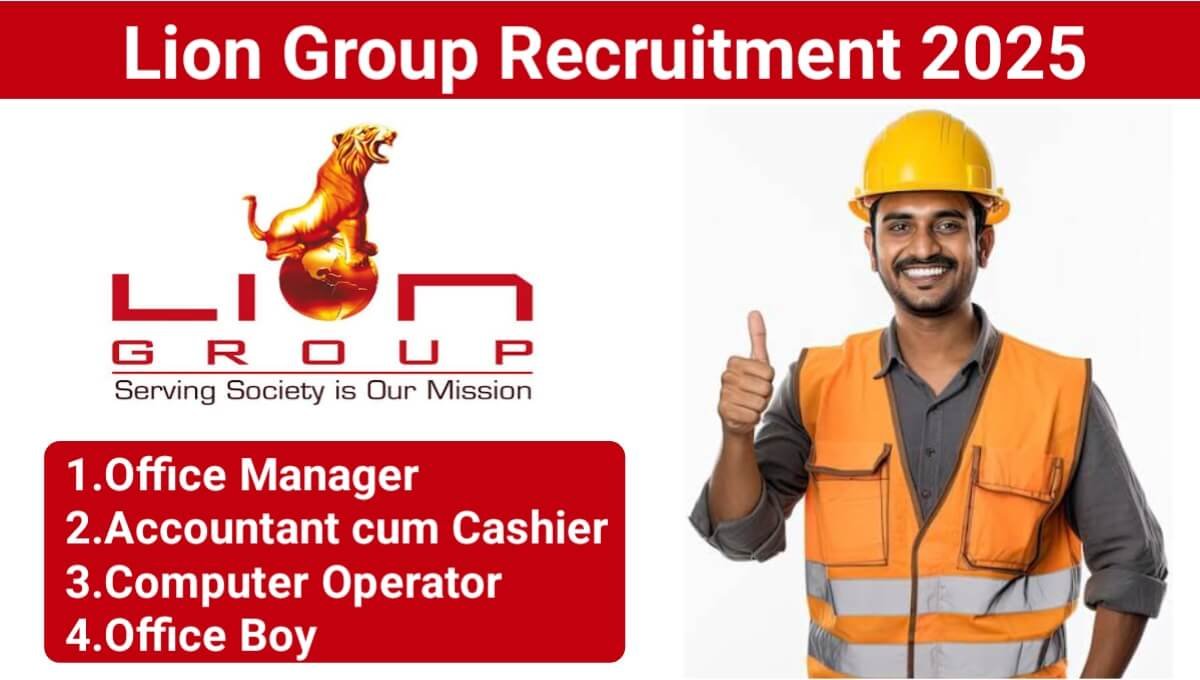 Lion Group New Vacancy 2025 | For Multi-Modal Logistics Park project in Bengaluru