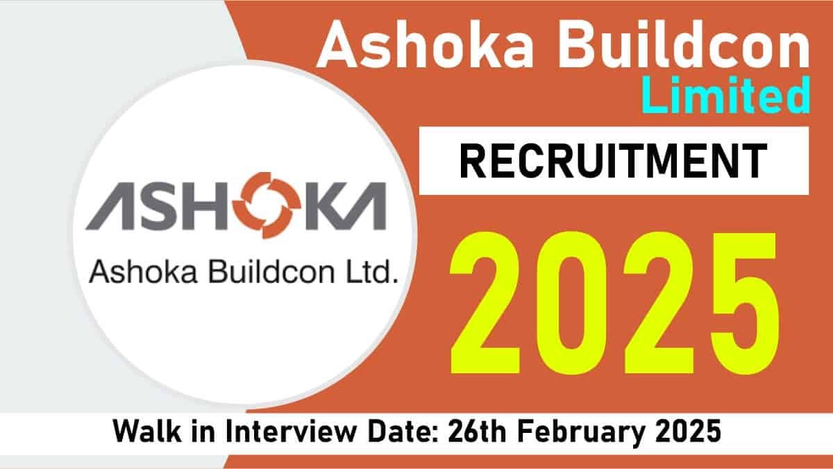 Ashoka Buildcon Limited Vacancy