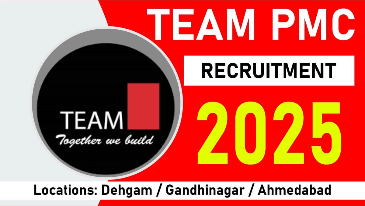 TEAM PMC Urgent Hiring 2025