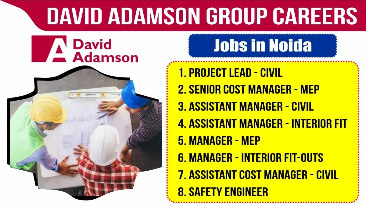 David Adamson Group New Vacancy