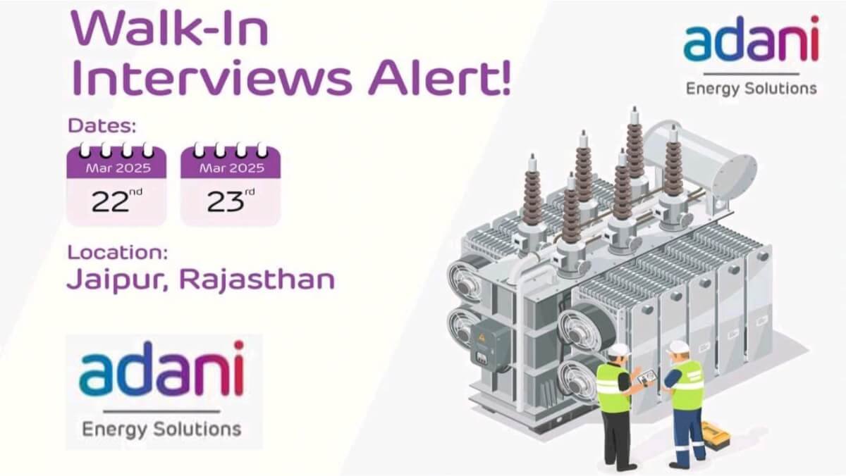 Adani Energy Solution Recruitment