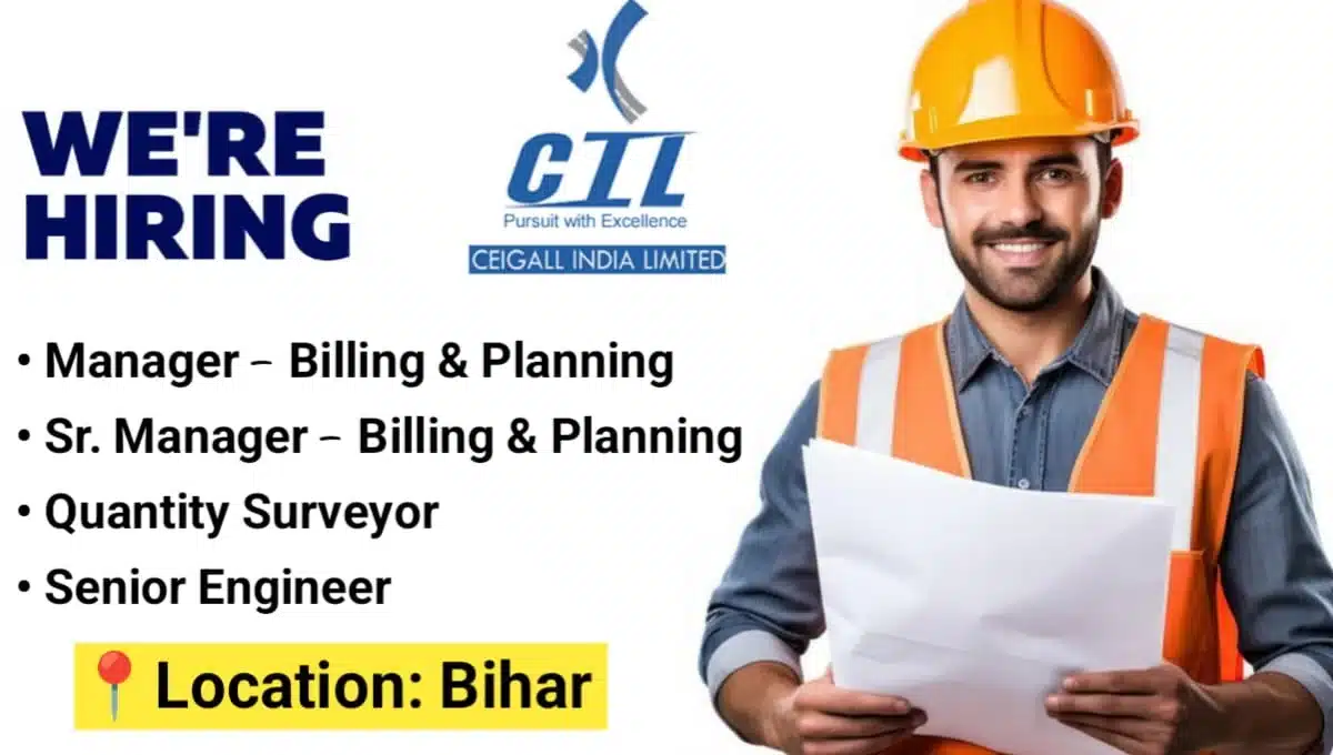 Ceigall India Limited Vacancy 2026
